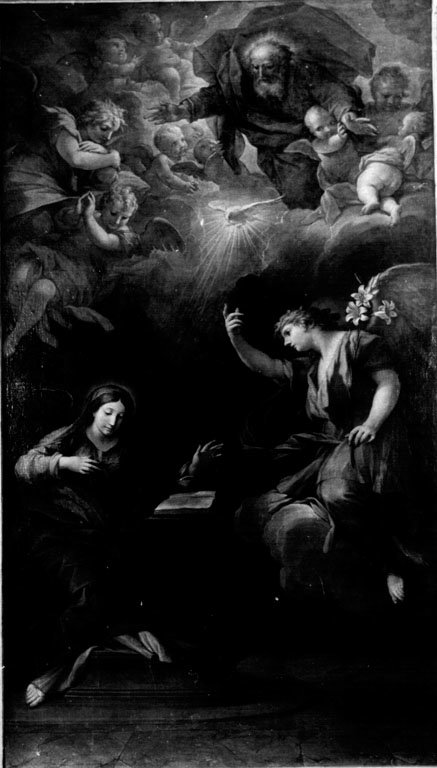 Annunciazione (pala d'altare) by Baldi Lazzaro (sec. XVII)
